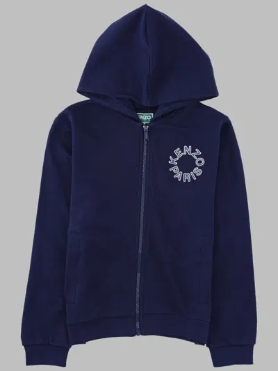Kenzo Mini Cardigan For Boys In Blue