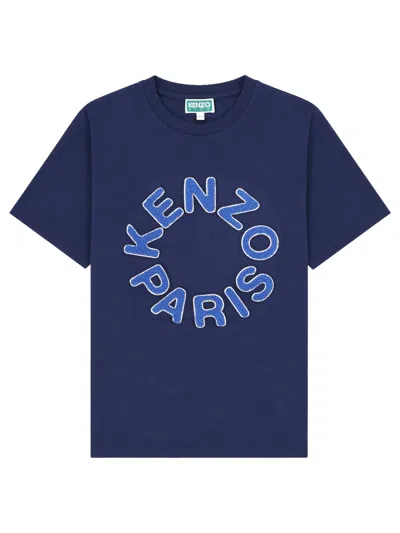Kenzo Mini Classic Tee For Boys In Blue