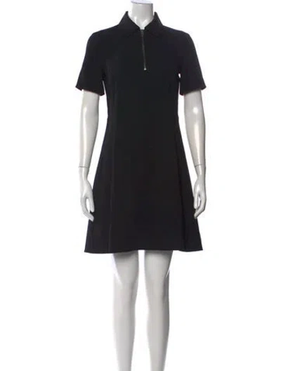 Pre-owned Kenzo Mini Dress In Black