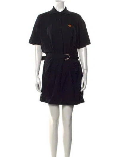 Pre-owned Kenzo Mini Dress In Black