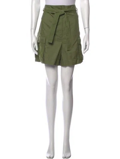 Pre-owned Kenzo Mini Shorts In Green