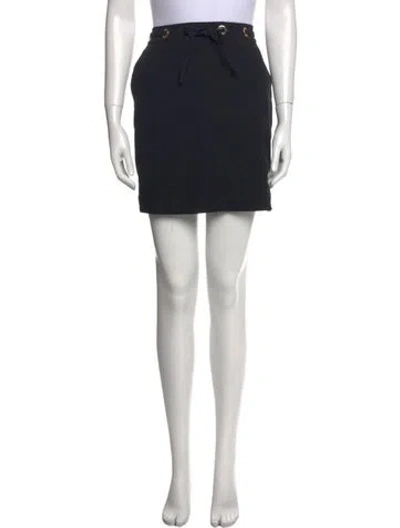Pre-owned Kenzo Mini Skirt In Black