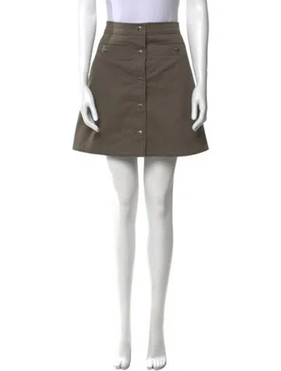Pre-owned Kenzo Mini Skirt In Gray
