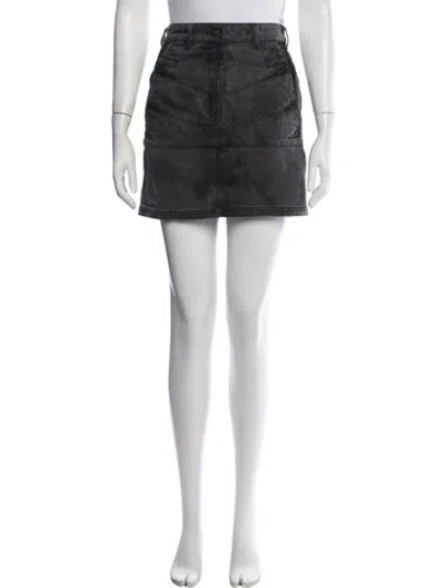 Pre-owned Kenzo Mini Skirt In Grey