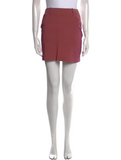 Pre-owned Kenzo Mini Skirt In Pink
