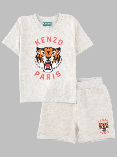 Kenzo Mini Stylish Outfit Set For Boys In Multi