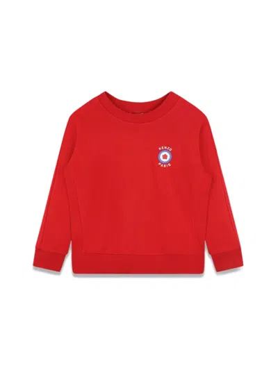 Kenzo Mini Sweatshirt For Kids In Red