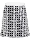 Kenzo Patterned-jacquard Mini Skirt