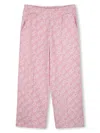 Kenzo Monogram-logo Track Pants In Pink