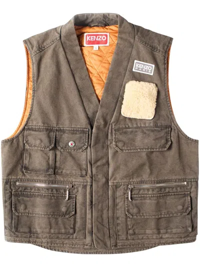 KENZO MULTI-POCKET GILET