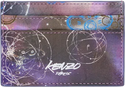 Kenzo Multicolor  Paris Futura 2000 Edition Printed Card Holder