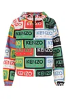 Kenzo Synthetic Fibers Jacket In Multicolor