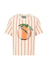 Kenzo Multicolor T-shirt For Girl With Orange In Multi