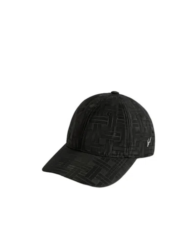 Kenzo Jaquard Logo Cap In Black