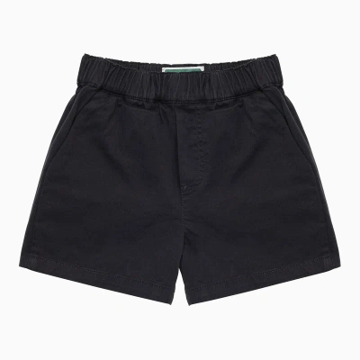 Kenzo Navy Blue Cotton Shorts