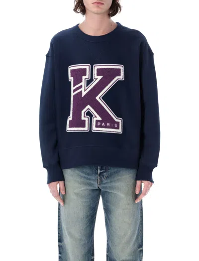 Kenzo Navy Blue Crewneck Sweatshirt