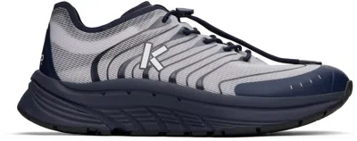 Kenzo Navy  Paris '-pace 2.0' Trainers In Midnight Blue
