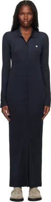 KENZO NAVY KENZO PARIS LONG RIB CARDIGAN MAXI DRESS