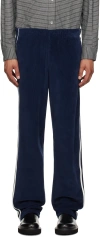 KENZO NAVY KENZO PARIS STRIPED SWEATPANTS