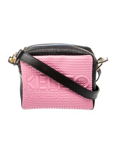 Pre-owned Kenzo Neoprene Crossbody Bag In Pink