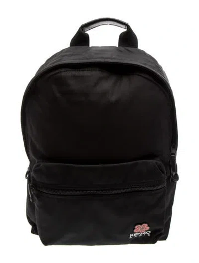 Pre-owned Kenzo Nylon Backpack In Black