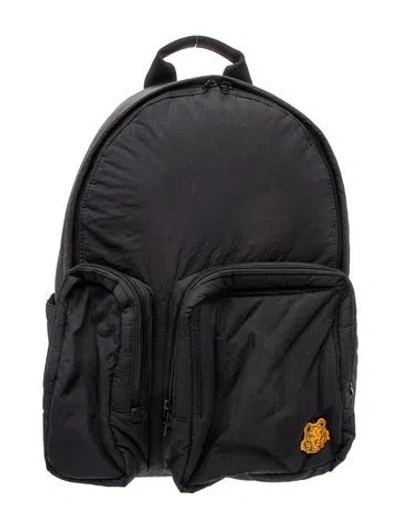 Pre-owned Kenzo Nylon Backpack In Black