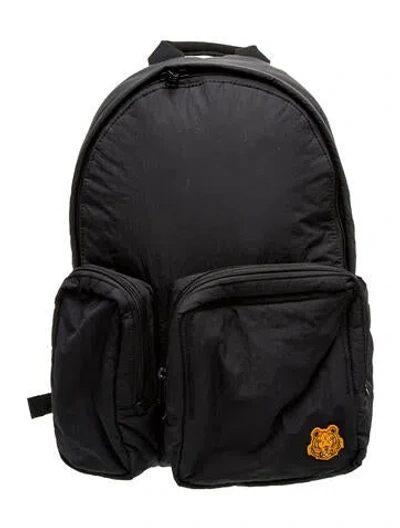 Pre-owned Kenzo Nylon Backpack In Black