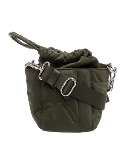 Pre-owned Kenzo Nylon Messenger Bag In Green