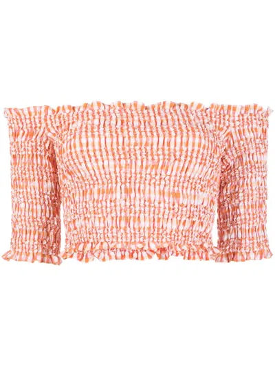 Kenzo Woman Top Orange Size L Cotton