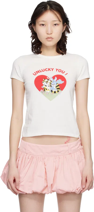 Kenzo Short-sleeved T-shirt In White