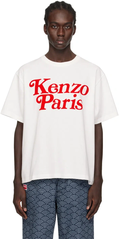 Kenzo Off-white  Paris Verdy Edition T-shirt In 02 Off White