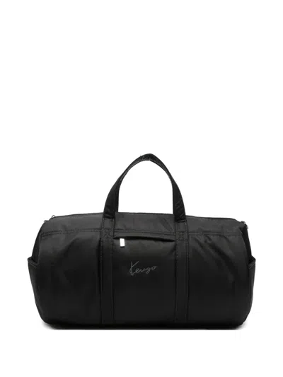 Kenzo " One" Duffle Bag In Black