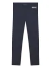Kenzo Organic Cotton Blend Leggings In Blue