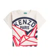 Kenzo Organic Cotton Swan Logo T-shirt In White