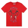 Kenzo Organic Cotton Jersey T-shirt In Red