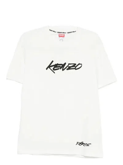 KENZO KENZO ORGANIC COTTON T-SHIRT WITH LOGO