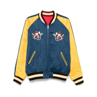 Kenzo Outerwears In Yellow/blue