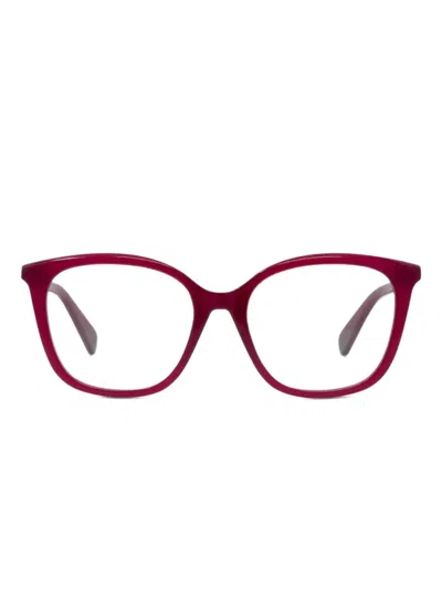 Kenzo Oval-frame Glasses In Pink