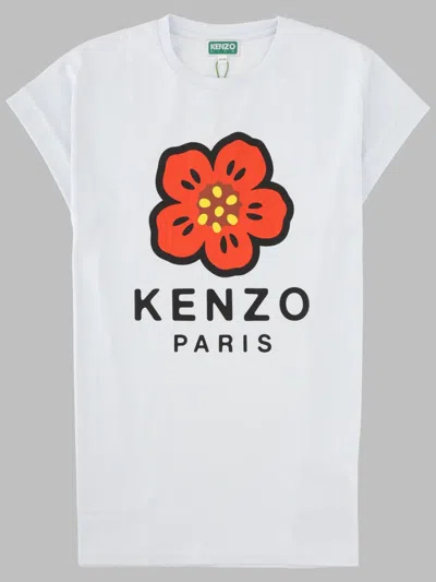 Kenzo Over T Shirt In White