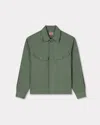 Kenzo Green Regular Solid Shirt In Green