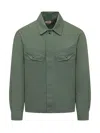 Kenzo Green Regular Solid Shirt In Green