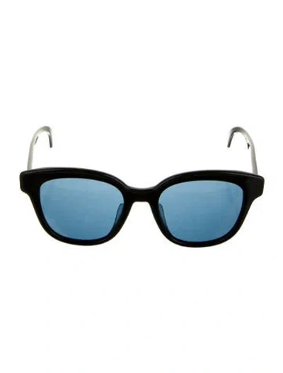 Pre-owned Kenzo Oversize Tinted Sunglasses In Black
