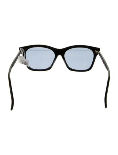Pre-owned Kenzo Oversize Tinted Sunglasses In Black