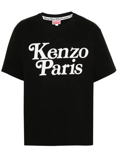Kenzo Oversized Black Logo T-shirt For Men