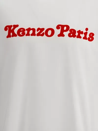 Kenzo Oversized Graphic Print T-shirt In White