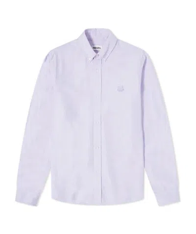 Kenzo Oversized Longsleeved Shirt In White