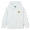 Kenzo Oxford Hooded Shirt In Light Blue