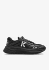 Kenzo Pace Sneakers With Mesh And Rubber Sole In Black