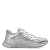 Kenzo Pace Mesh Metallic Sneakers In Silver