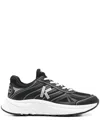 Kenzo Low Top Sneakers With Chunky Rubber Sole In Black